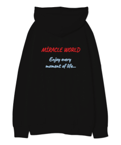 Miracle World- Dandelion Oversize Unisex Kapüşonlu Sweatshirt