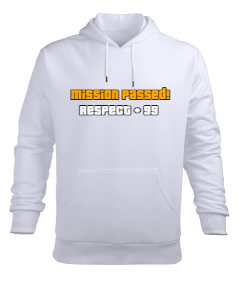 Mission Passed Yazılı Sweatshirt Erkek Kapüşonlu Hoodie Sweatshirt