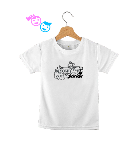 Tisho - miyav şehri- meow city Beyaz Çocuk Unisex