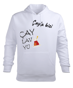 Mizah Erkek Kapüşonlu Hoodie Sweatshirt