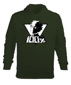 Mob Psycho 100 Anime Tasarım Baskılı Erkek Kapüşonlu Hoodie Sweatshirt