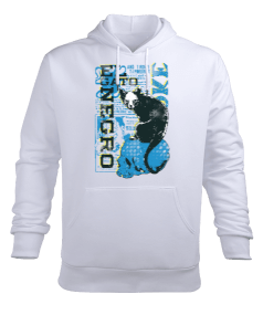 Modabat Özel Tasarım Beyaz Sweatshirt hoodie Erkek Kapüşonlu Hoodie Sweatshirt