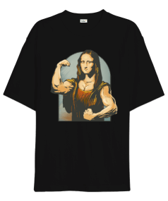 Mona Lisa Oversize Unisex Tişört