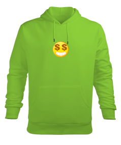 Money Erkek Kapüşonlu Hoodie Sweatshirt