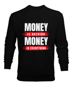 money logolu Erkek Sweatshirt