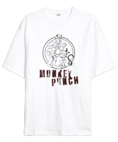 Monkey Punch Oversize Unisex Tişört