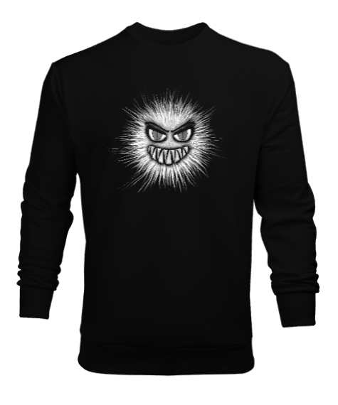 Monster Blu V2 Siyah Erkek Sweatshirt