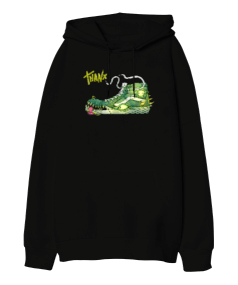 Monster Shoe Oversize Unisex Kapüşonlu Sweatshirt