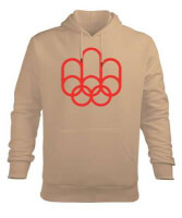 Montreal 1976 Camel Erkek Kapüşonlu Hoodie Sweatshirt