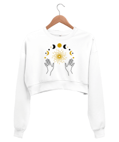 Moon Spell Kadın Crop Sweatshirt