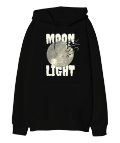 Moonlight Oversize Unisex Kapüşonlu Sweatshirt