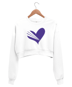 Mor Kalp Kadın Crop Sweatshirt