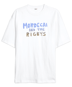 Mordecai and the Rigbys Rock Oversize Unisex Tişört