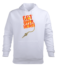 Mortal Kombat - Get Over Here V1 Erkek Kapüşonlu Hoodie Sweatshirt