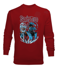 Mortal Kombat Sub-Zero Tasarım Baskılı Erkek Sweatshirt