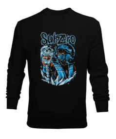 Mortal Kombat Sub-Zero Tasarım Baskılı Erkek Sweatshirt