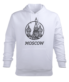 MOSKOVA Hoodie Erkek Kapüşonlu Hoodie Sweatshirt Erkek Kapüşonlu Hoodie Sweatshirt