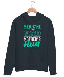 Mother s Hug Füme Unisex Kapşonlu Sweatshirt