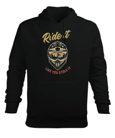 Motocross, cross Tasarım Baskılı Erkek Kapüşonlu Hoodie Sweatshirt