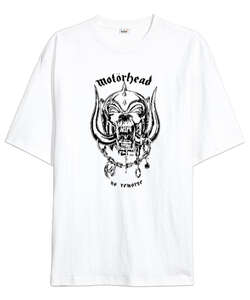 Motörhead Blu2 Beyaz Oversize Unisex Tişört