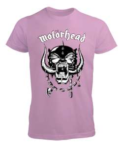 Motorhead Pembe Erkek Tişört