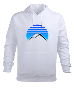 mountain trips of the stars Erkek Kapüşonlu Hoodie Sweatshirt