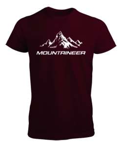 Mountaineer Bordo Bordo Erkek Tişört