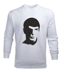 MR. SPOCK Beyaz Erkek Sweatshirt