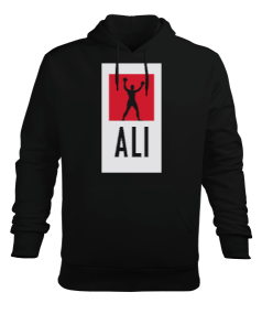 Muhammed Ali V1 Erkek Kapüşonlu Hoodie Sweatshirt