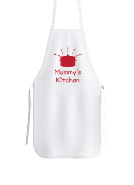 Mummys Kitchen - Anne Mutfağı Beyaz Mutfak Önlüğü