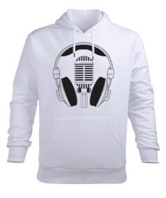 Music Is Love Erkek Kapüşonlu Hoodie Sweatshirt