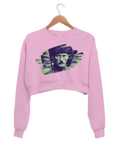 Mustafa Kemal Atatürk Asker Kadın Crop Sweatshirt