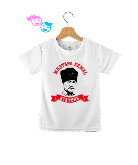 Tisho - Mustafa Kemal Atatürk Beyaz Çocuk Unisex