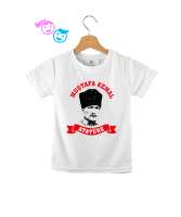 Mustafa Kemal Atatürk Beyaz Çocuk Unisex - Thumbnail