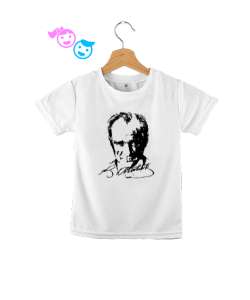 Mustafa Kemal Atatürk Beyaz Çocuk Unisex