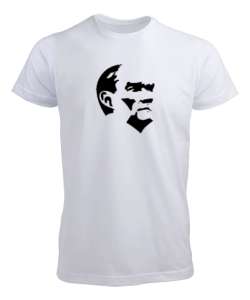 Mustafa Kemal Atatürk Beyaz Erkek Tişört