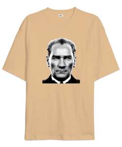 Mustafa Kemal Atatürk Camel Oversize Unisex Tişört