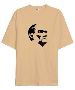 Mustafa Kemal Atatürk Camel Oversize Unisex Tişört