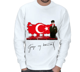 MUSTAFA KEMAL ATATÜRK ERKEK SWEATSHIRT