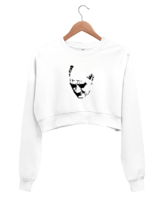 Mustafa Kemal Atatürk Kadın Crop Sweatshirt