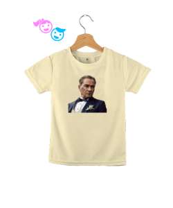 Mustafa Kemal Atatürk Krem Çocuk Unisex