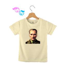 Mustafa Kemal Atatürk Krem Çocuk Unisex