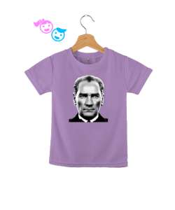 Mustafa Kemal Atatürk Lila Çocuk Unisex