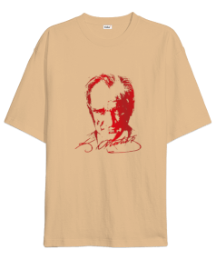 mustafa kemal atatürk Oversize Unisex Tişört