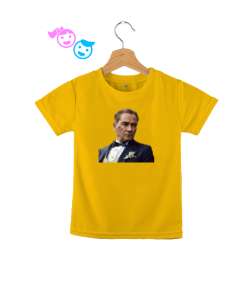 Mustafa Kemal Atatürk Sarı Çocuk Unisex