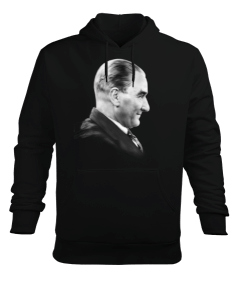 Mustafa Kemal Atatürk T4 Erkek Kapüşonlu Hoodie Sweatshirt