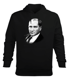 Mustafa Kemal Atatürk T6 Erkek Kapüşonlu Hoodie Sweatshirt