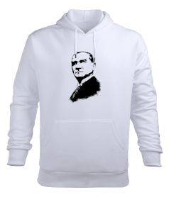 Mustafa Kemal Atatürk tasarımlı Erkek Kapüşonlu Hoodie Sweatshirt