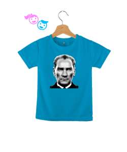 Mustafa Kemal Atatürk Turkuaz Çocuk Unisex