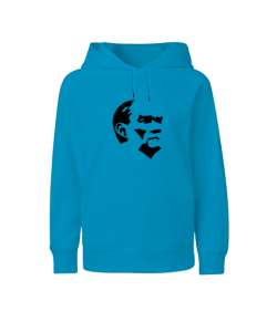 Mustafa Kemal Atatürk Turkuaz Çocuk Unisex Hoodie Kapüşonlu